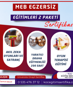 Meb Egzersiz Egitimleri 2 PAKETI Sertifikasi