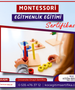 Montessori egitmenlik Egitimi Sertifikasi