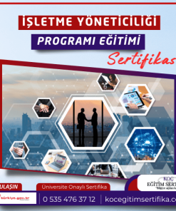 letme Yoneticiligi programi Egitimi Sertifikasi