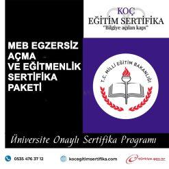 meb egzeriz acma ve egitmenlik sertifika paketi