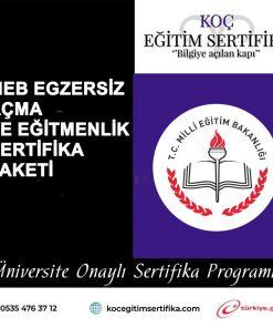 meb egzeriz acma ve egitmenlik sertifika paketi